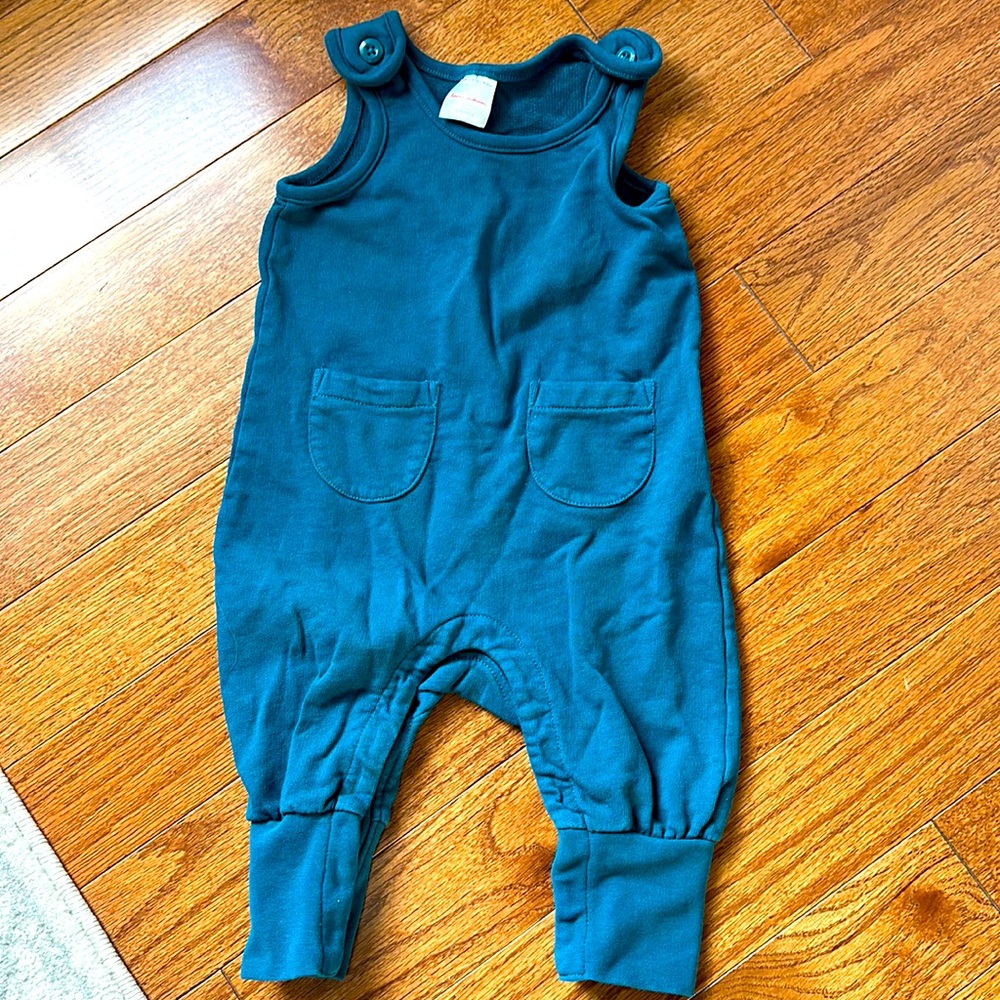 Hanna Anderson knit overalls.